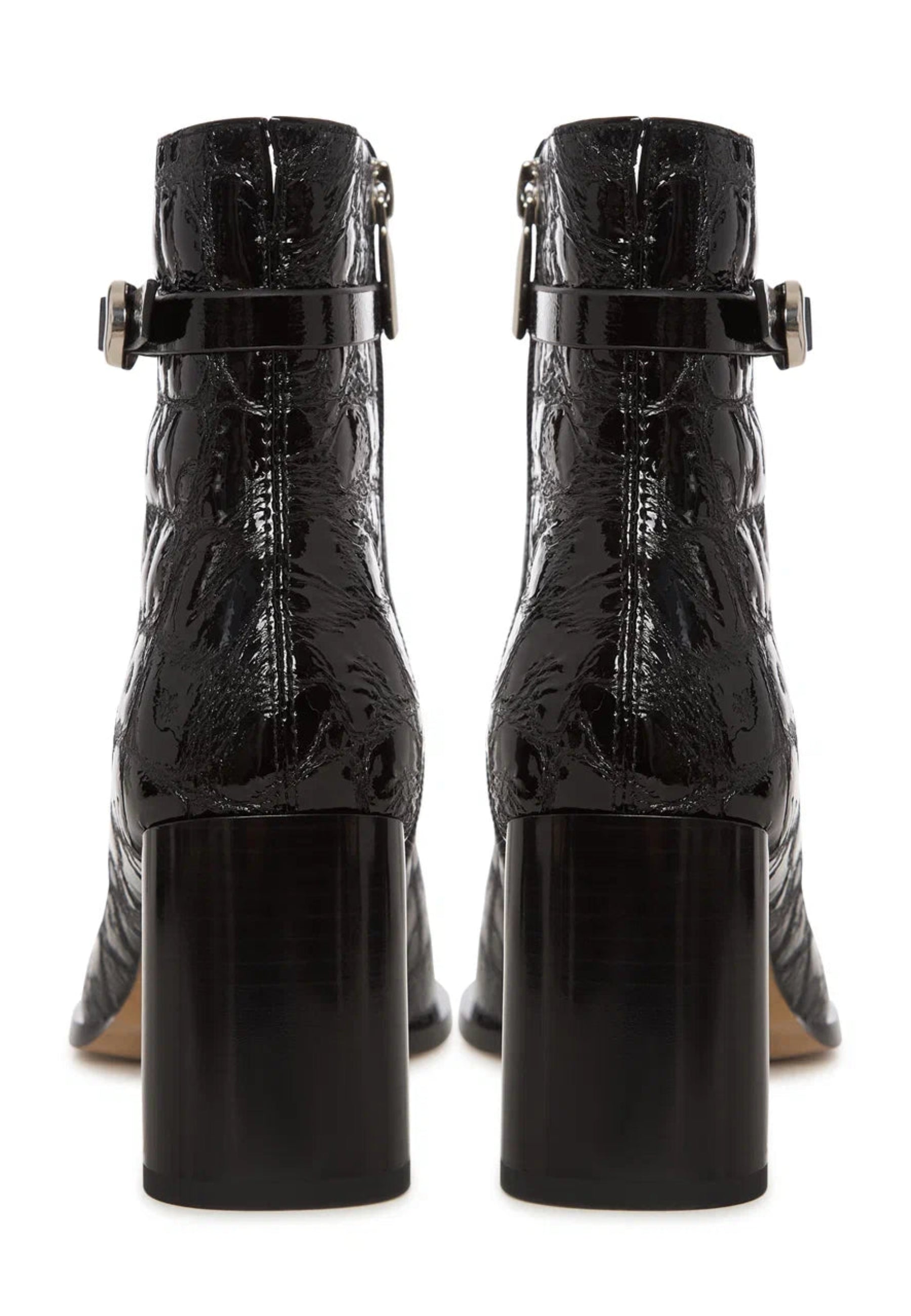 Midnight Croc Block Boots