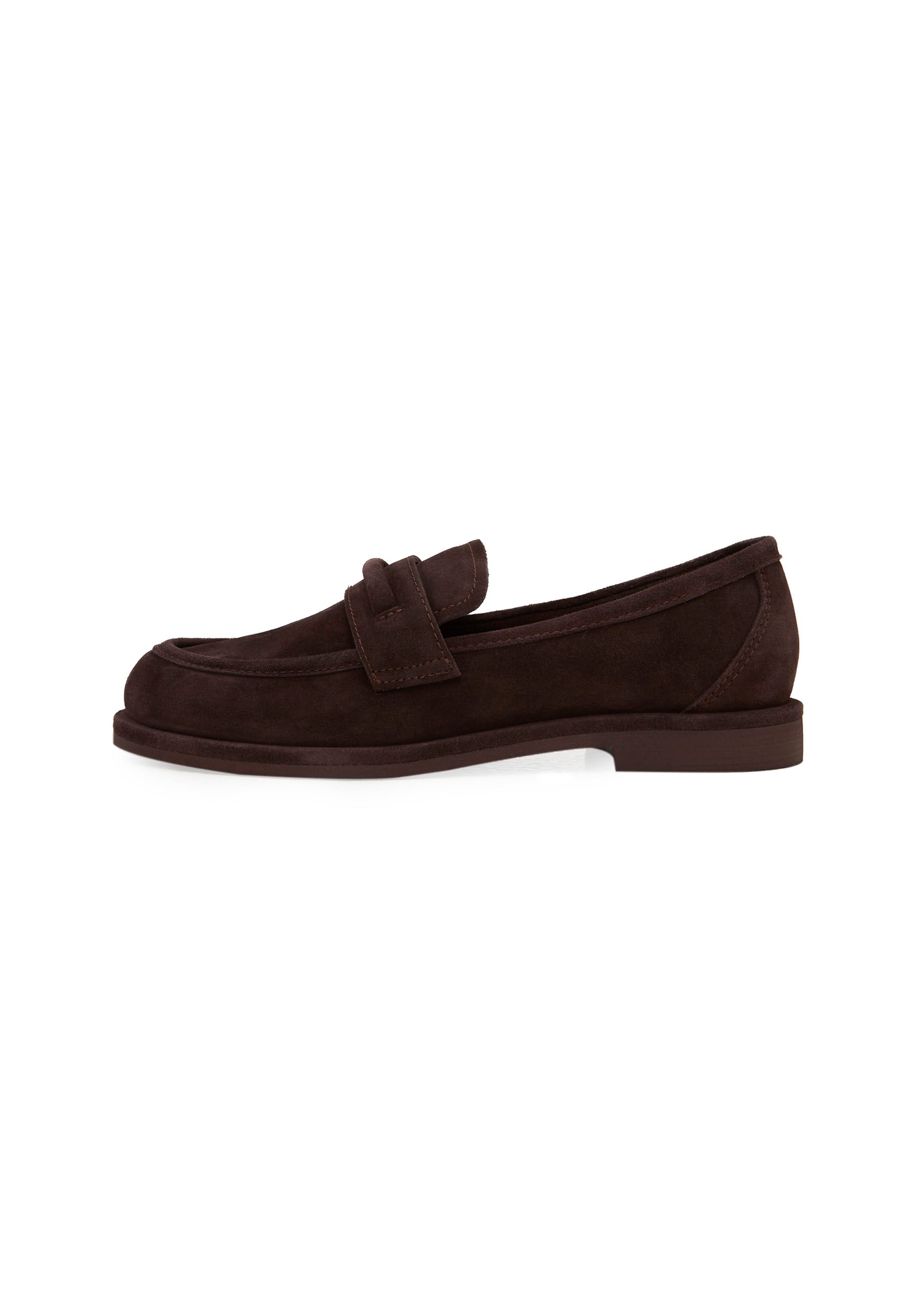 Classic Penny Loafers – Suede Brown