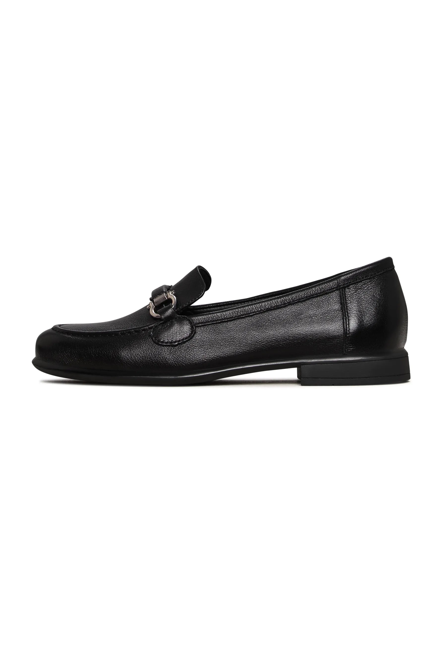 Classic Bit Leather Loafers – Black
