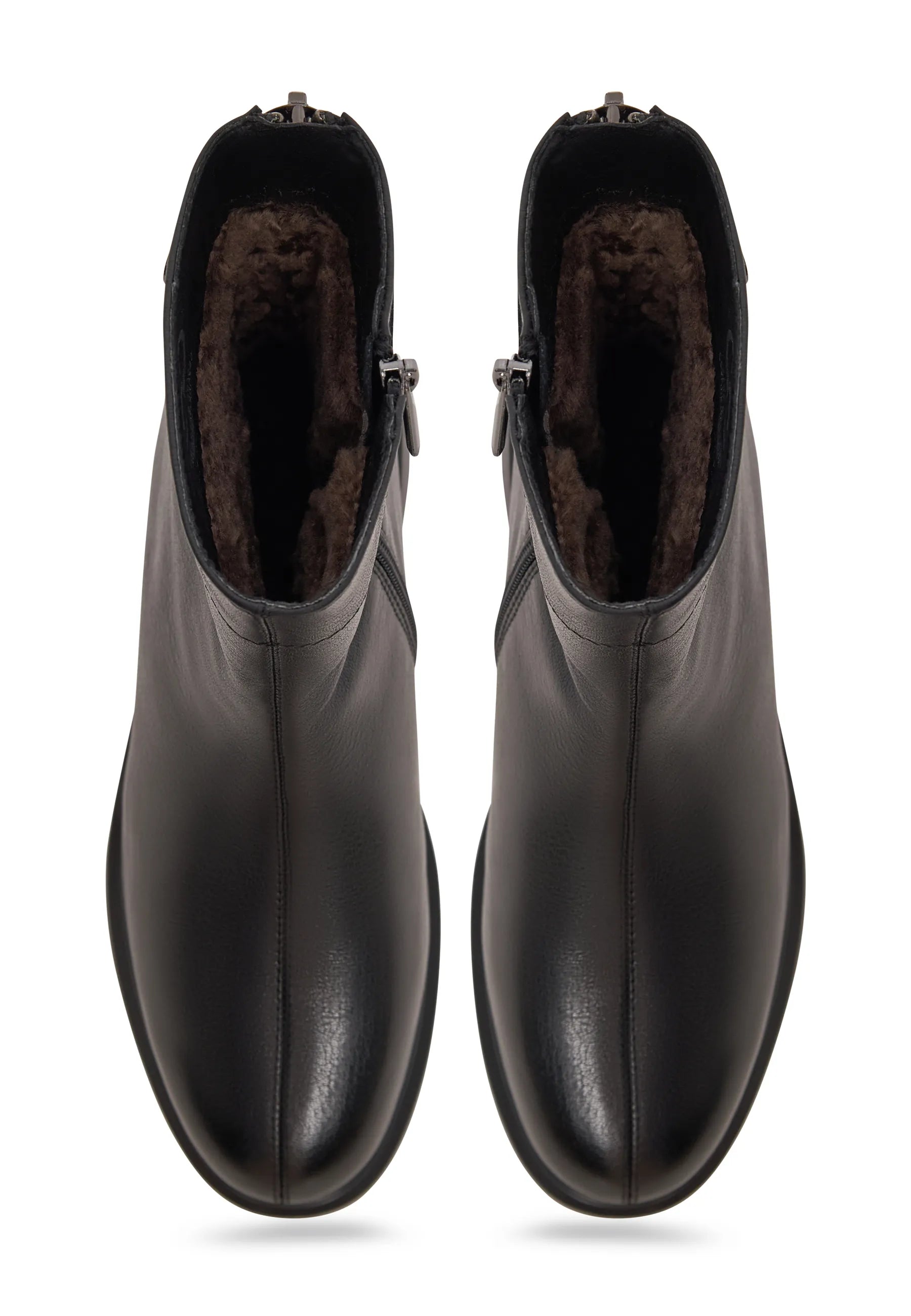Sculpted Zip Boot - Black