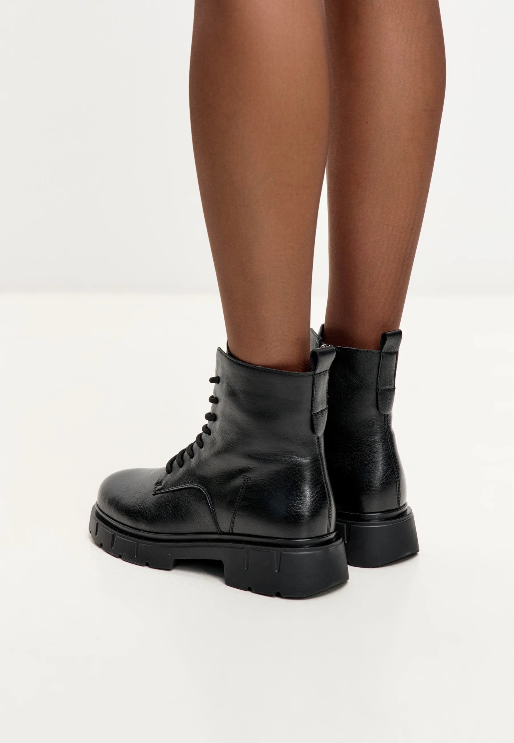 Lace-Up Combat Boots