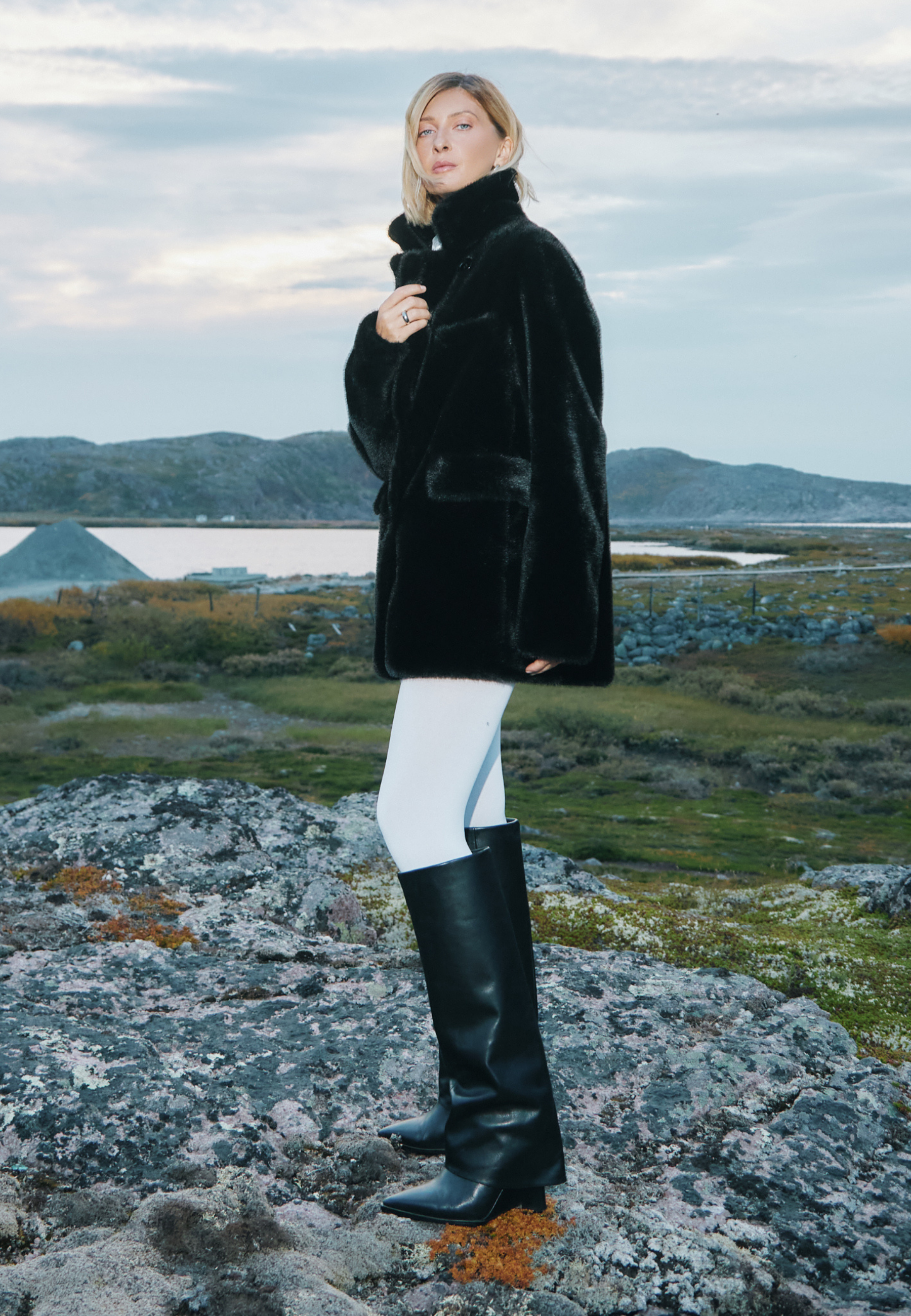 Over the Knee-High Boots Milady - Black