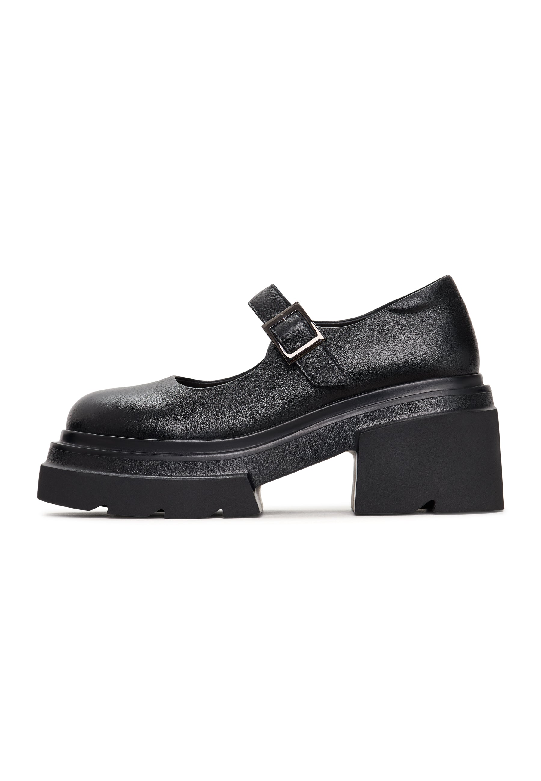 Bold Chunky Loafers Em - Negro