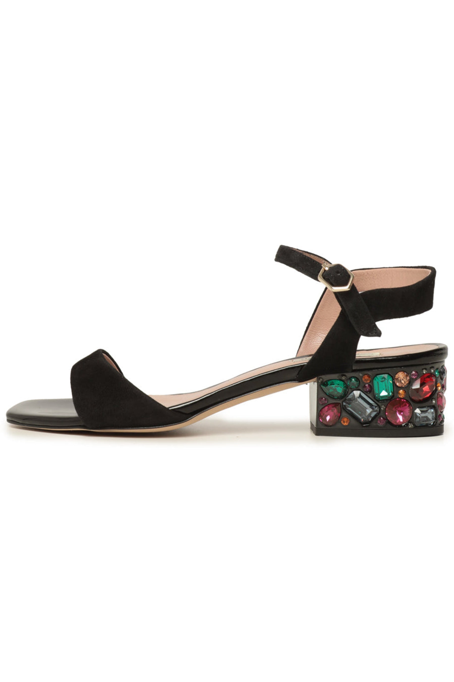 Glam Gem Sandals - Black