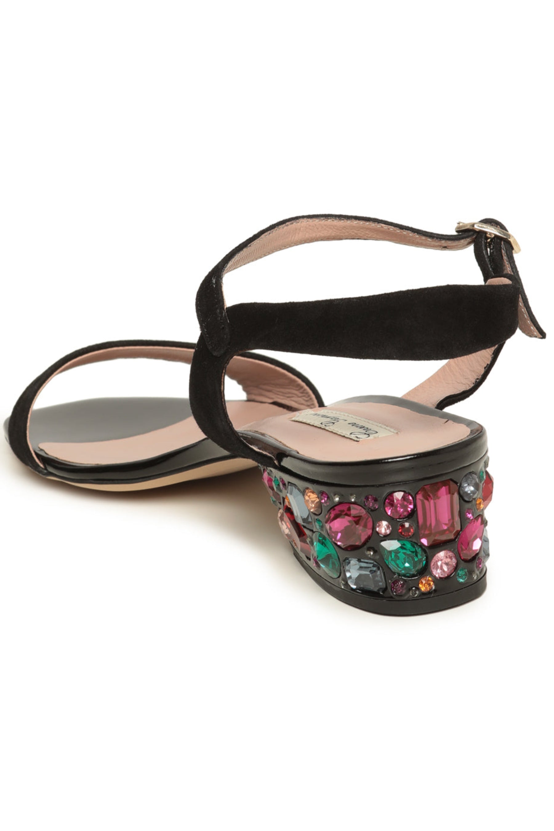 Glam Gem Sandals - Black