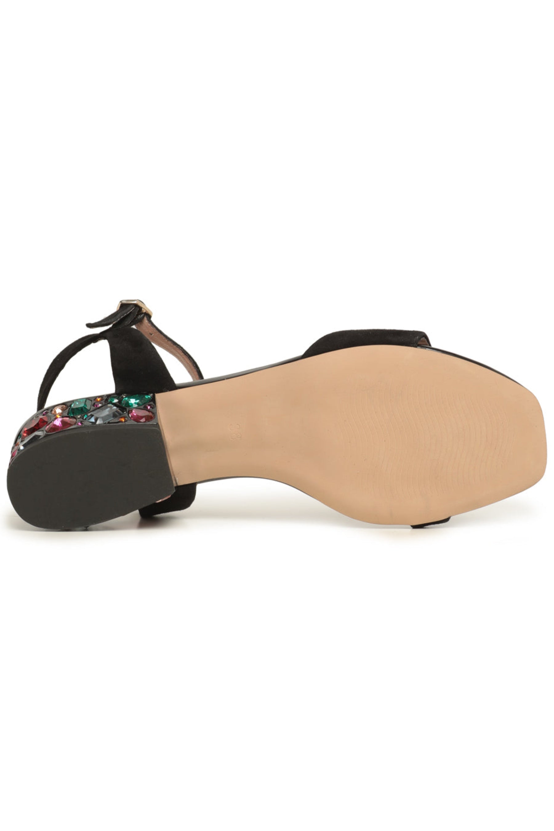 Glam Gem Sandals - Black