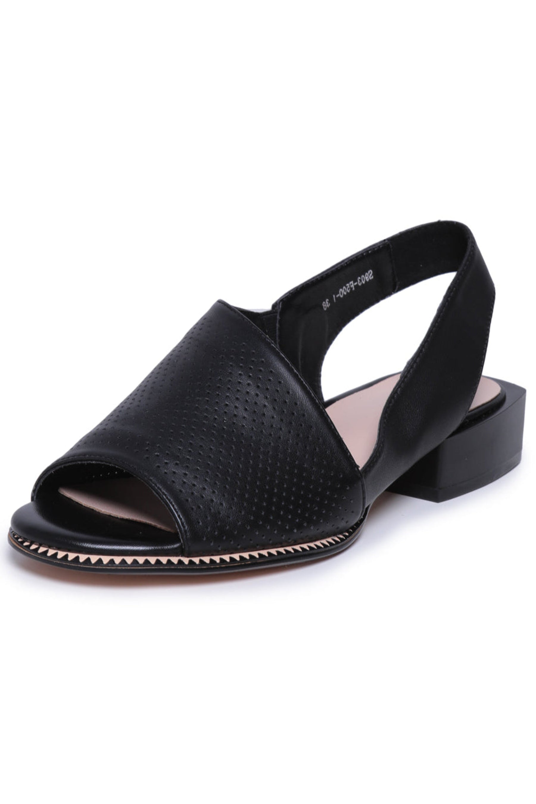 Breeze Cutout Sandals - Black