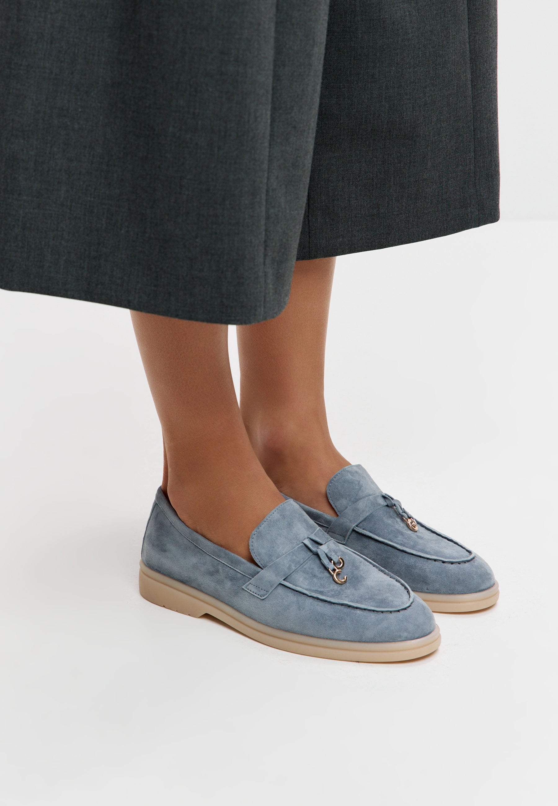 Platform Moccasins Aurelia - Blue