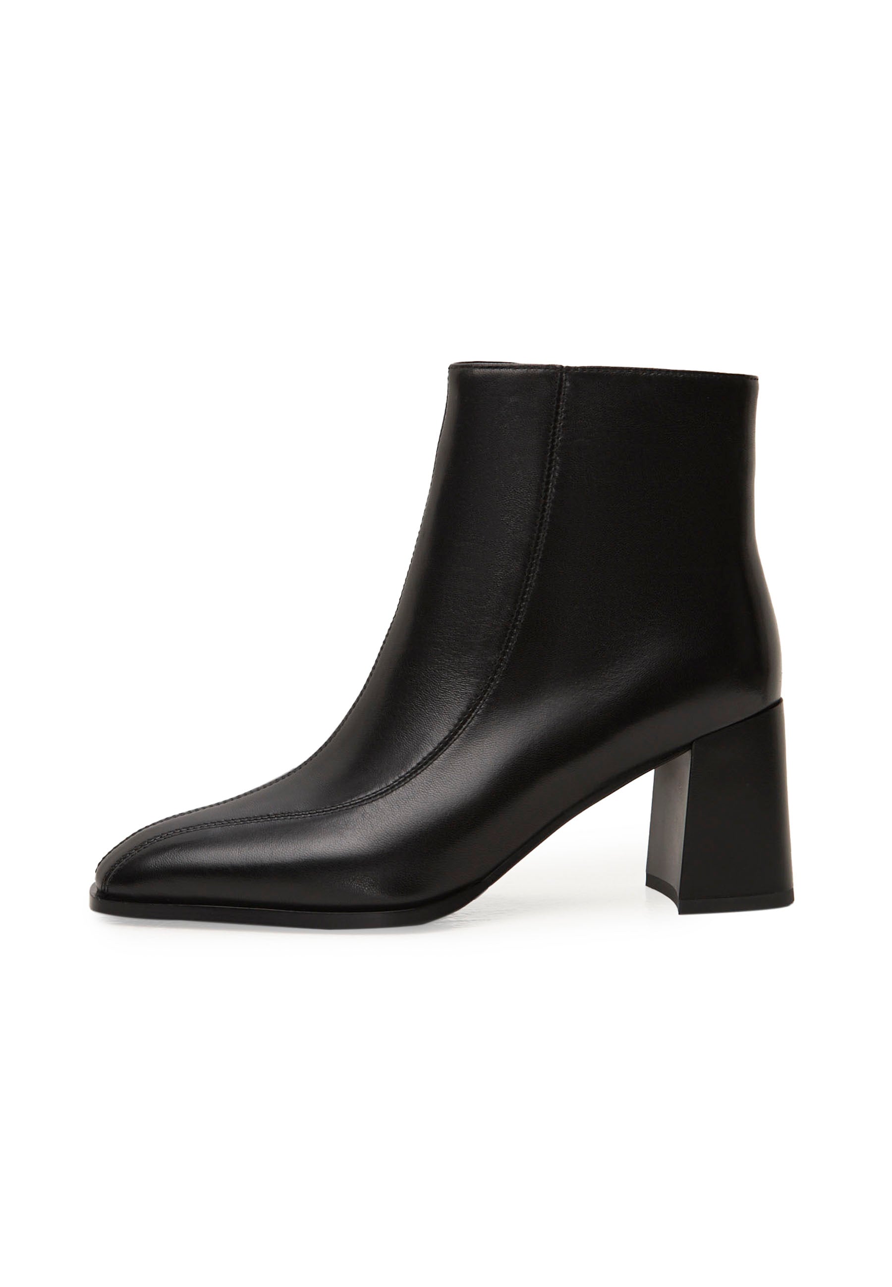 Sophia ankelboots med blockklack – svart