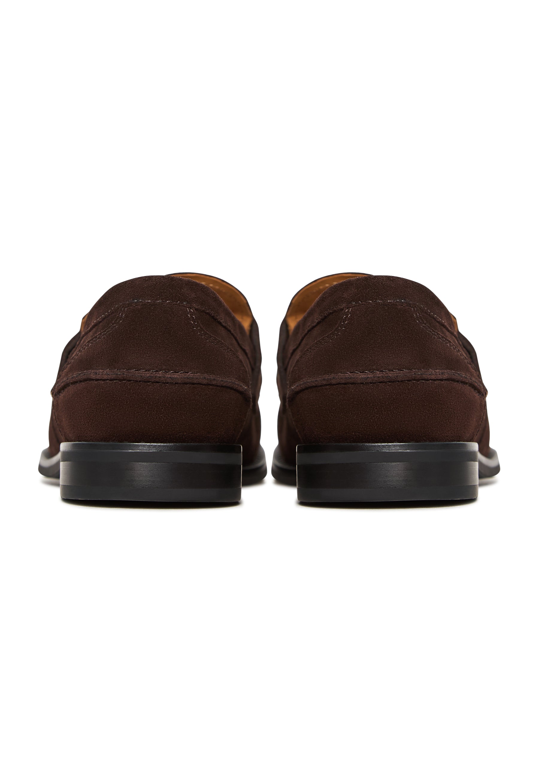 Suede Strap Loafers