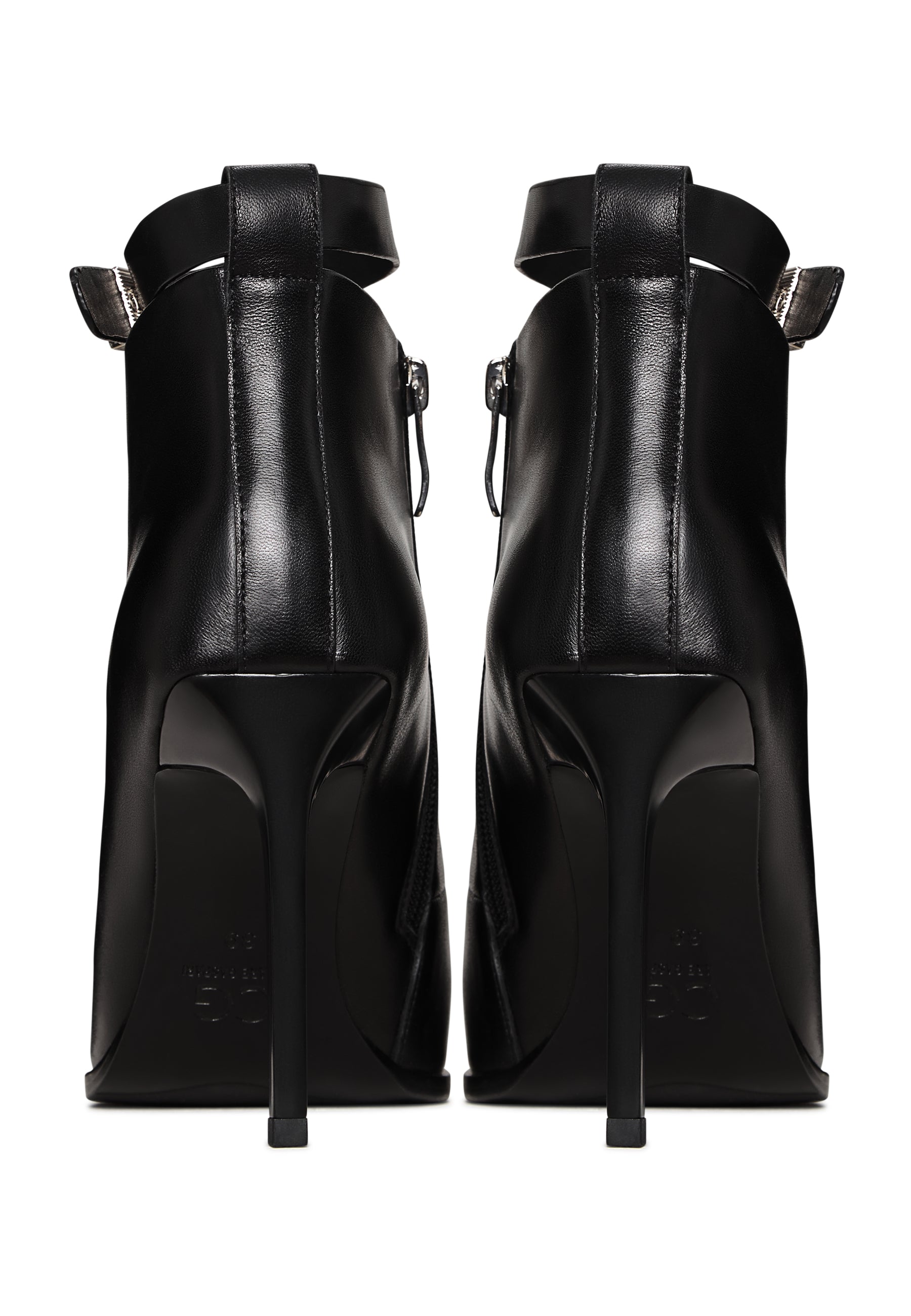 Midnight Charm Stiletto Boots - Black