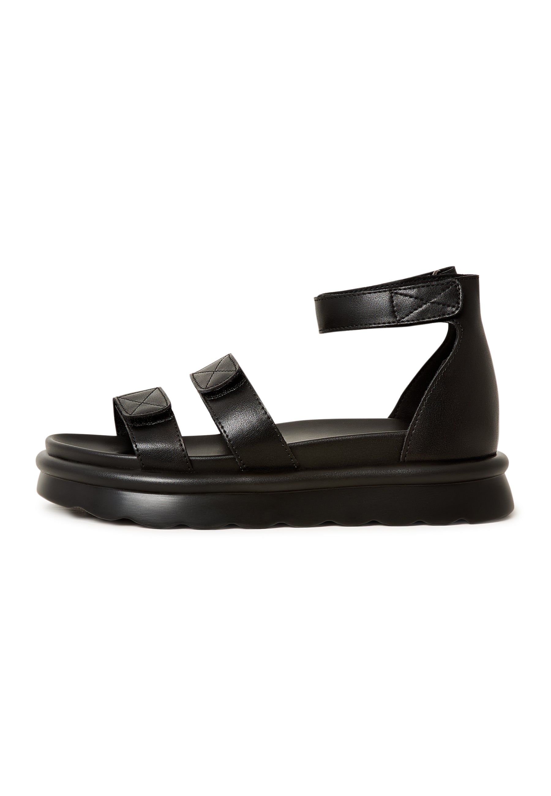 Leather Platform Sandals