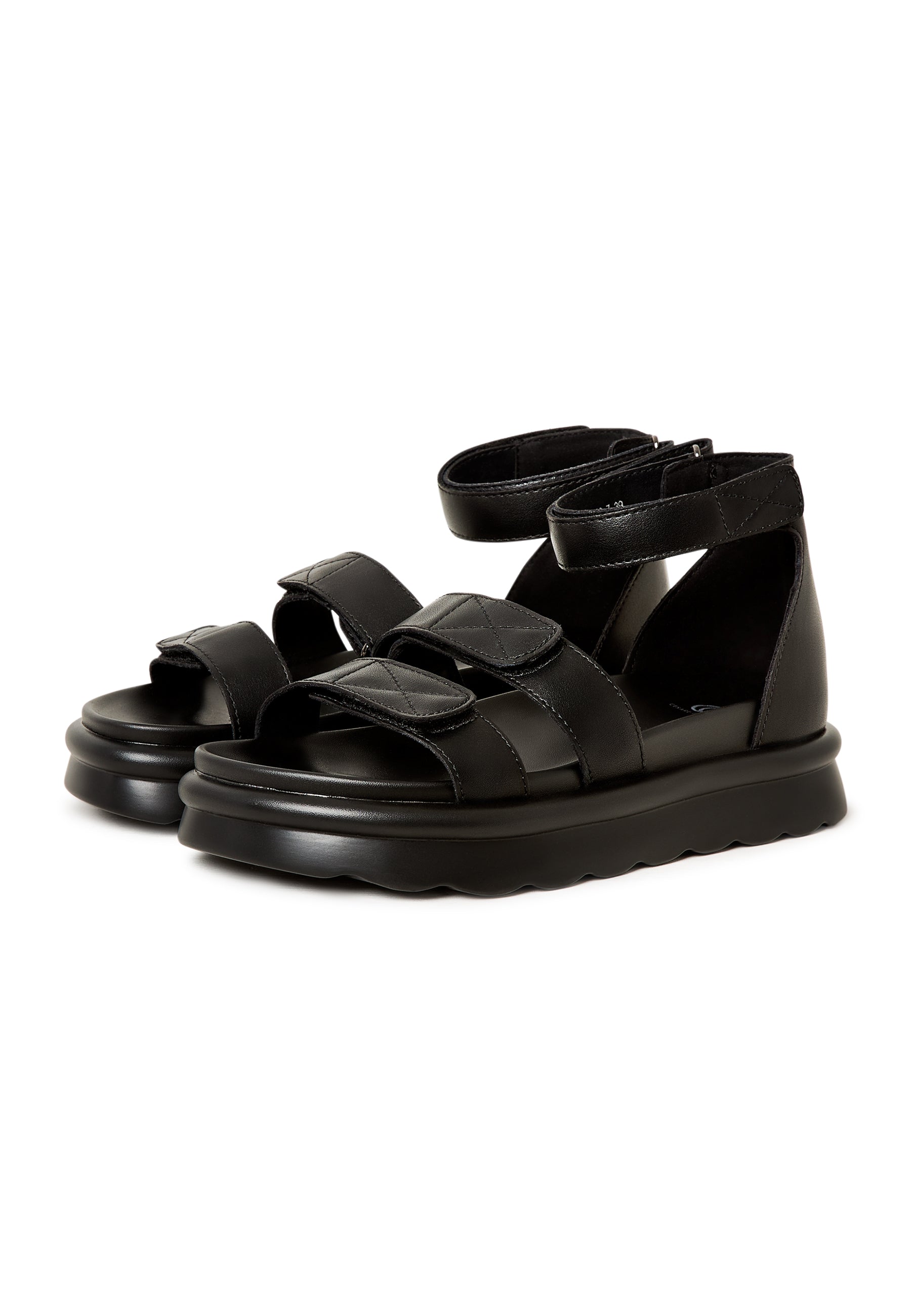 Leather Platform Sandals