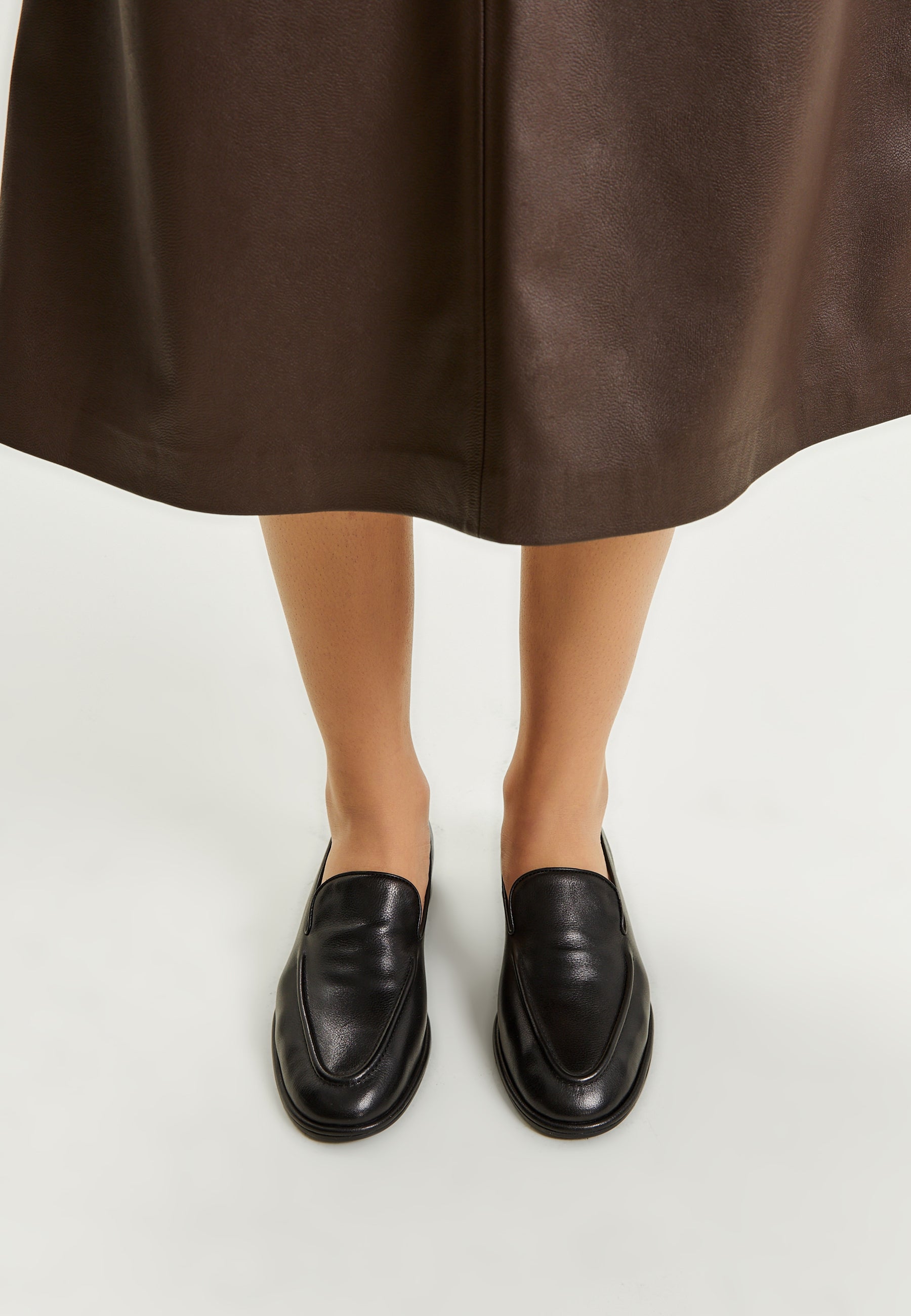 Leather Classic Loafers - Black