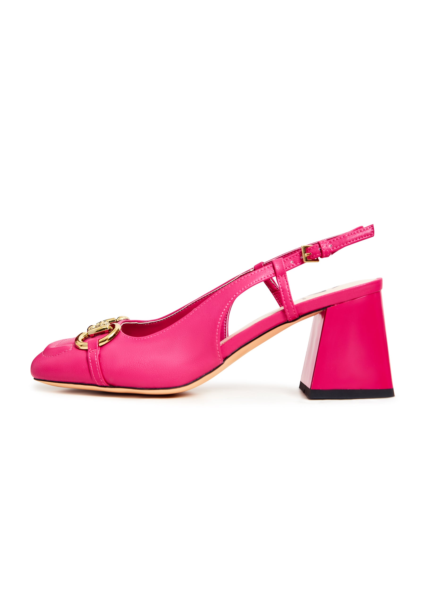 Anais pumps med blockklack – Rosa