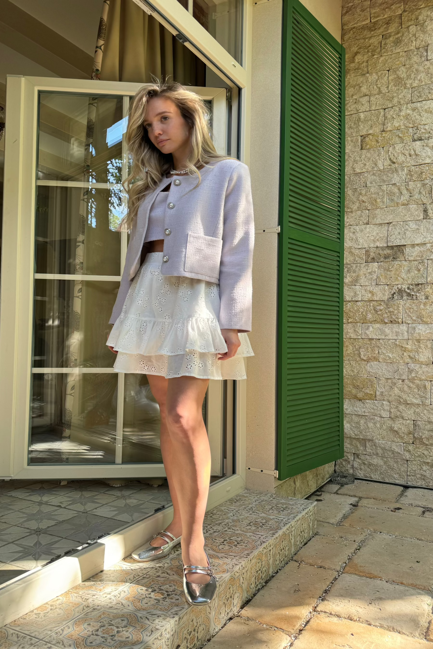 Slingback Blockabsatz Pumps Marisol - Silber