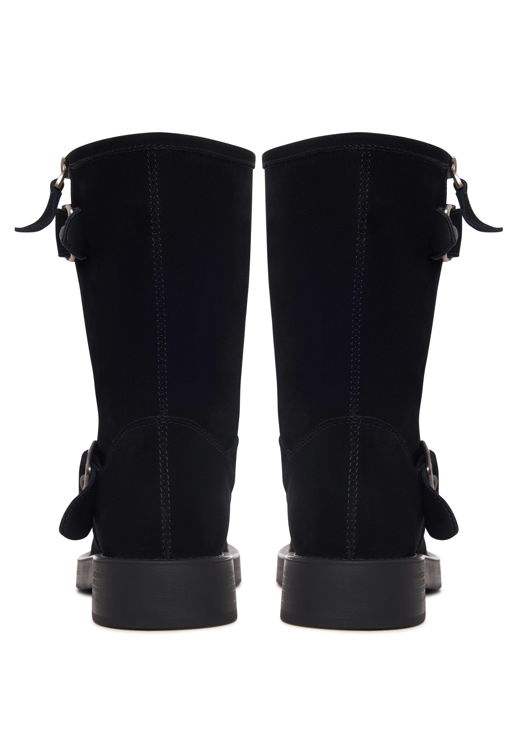 Rogue Buckle Moto Boot - Black