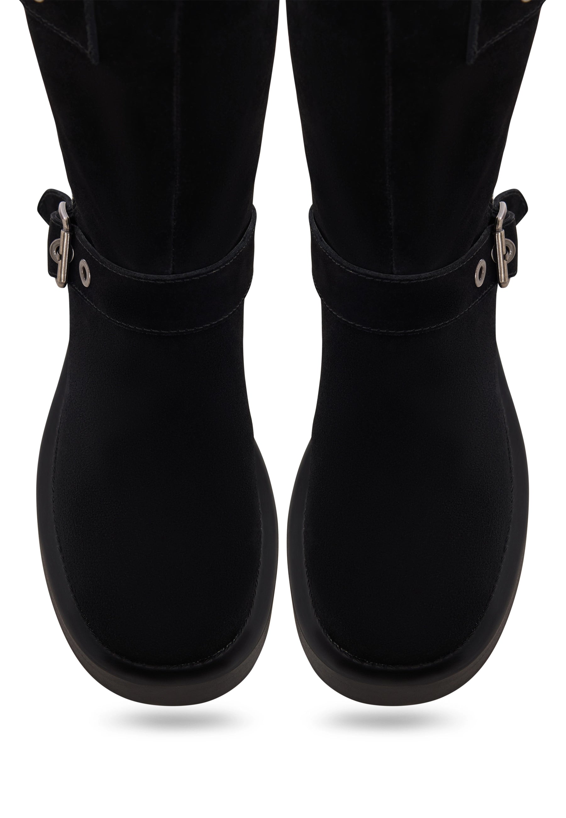 Rogue Buckle Moto Boot - Black