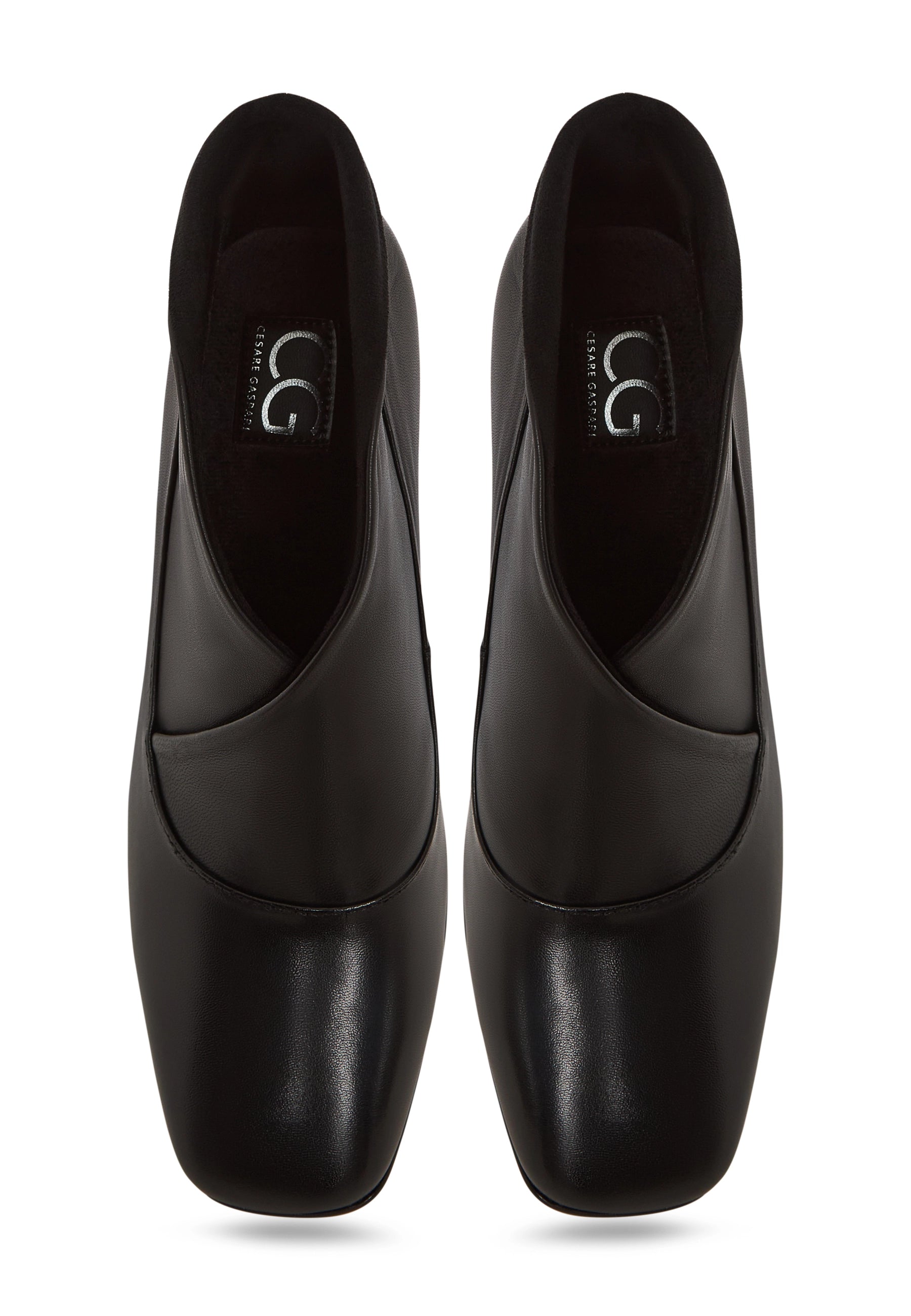 Sculpted High Vamp Ankle Shoe - Black