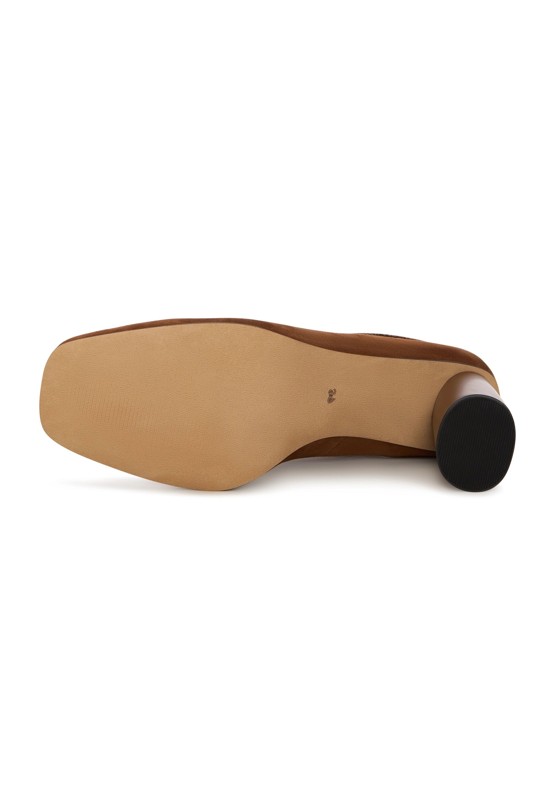 Sculpted High Vamp Ankle Shoe - Brown