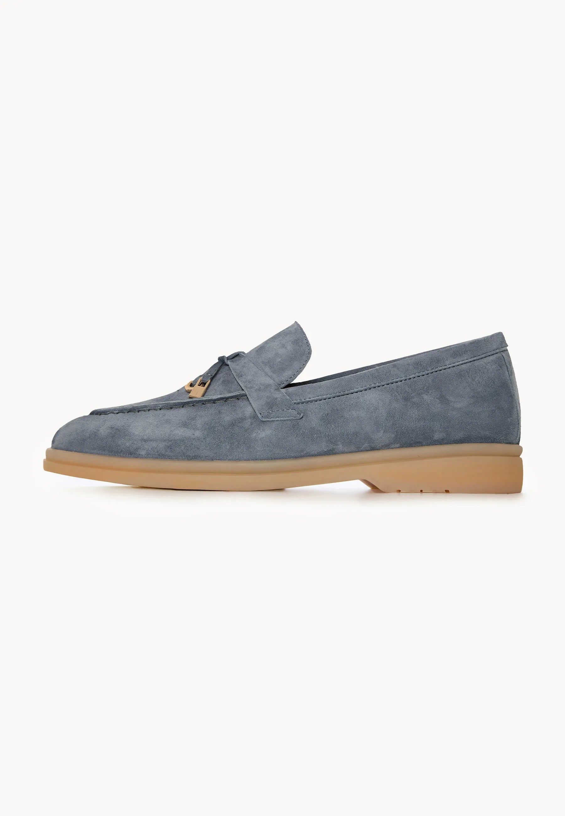 Platform Moccasins Aurelia - Graphite Blue