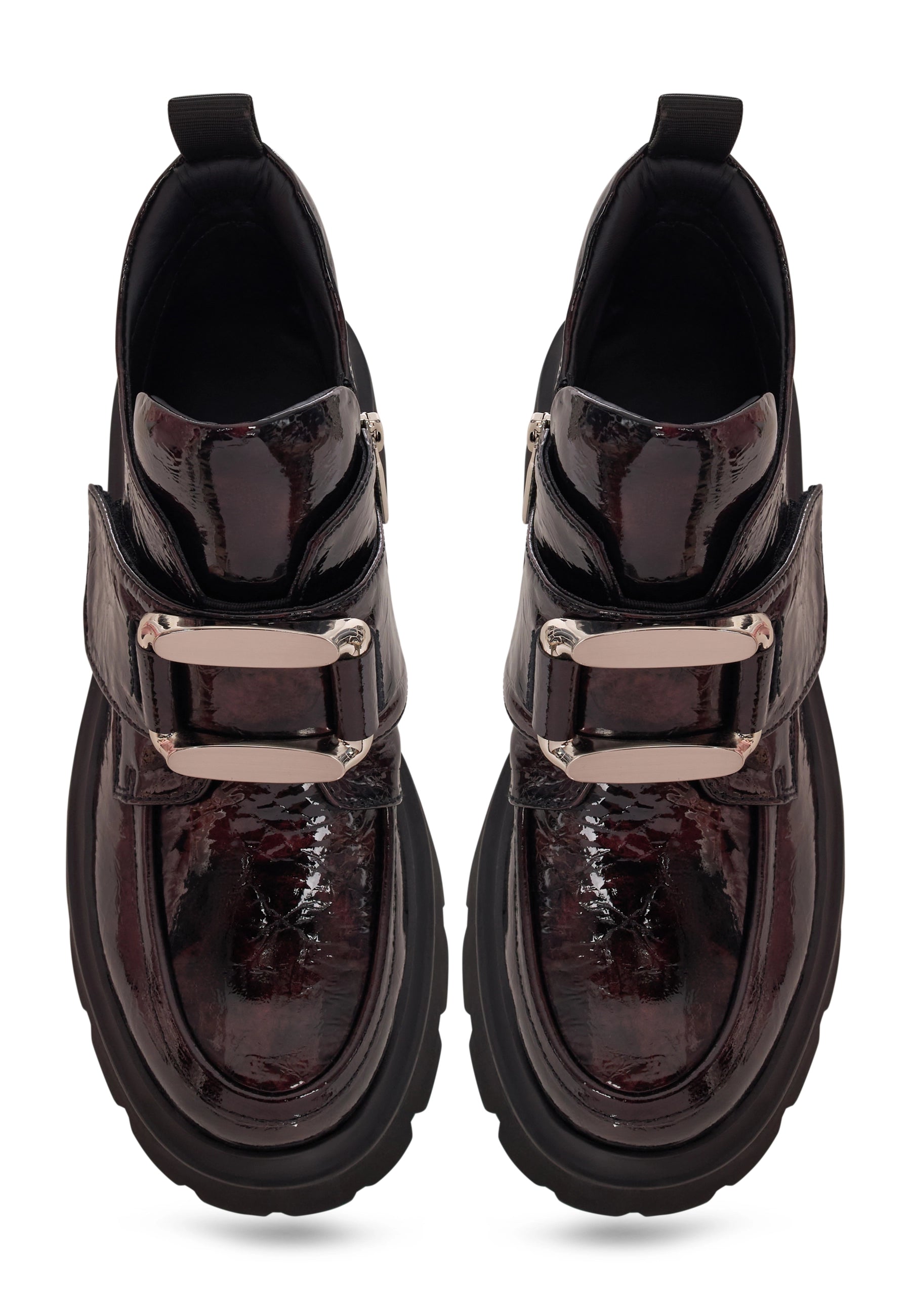 Urban Grip Buckled Platform Booties