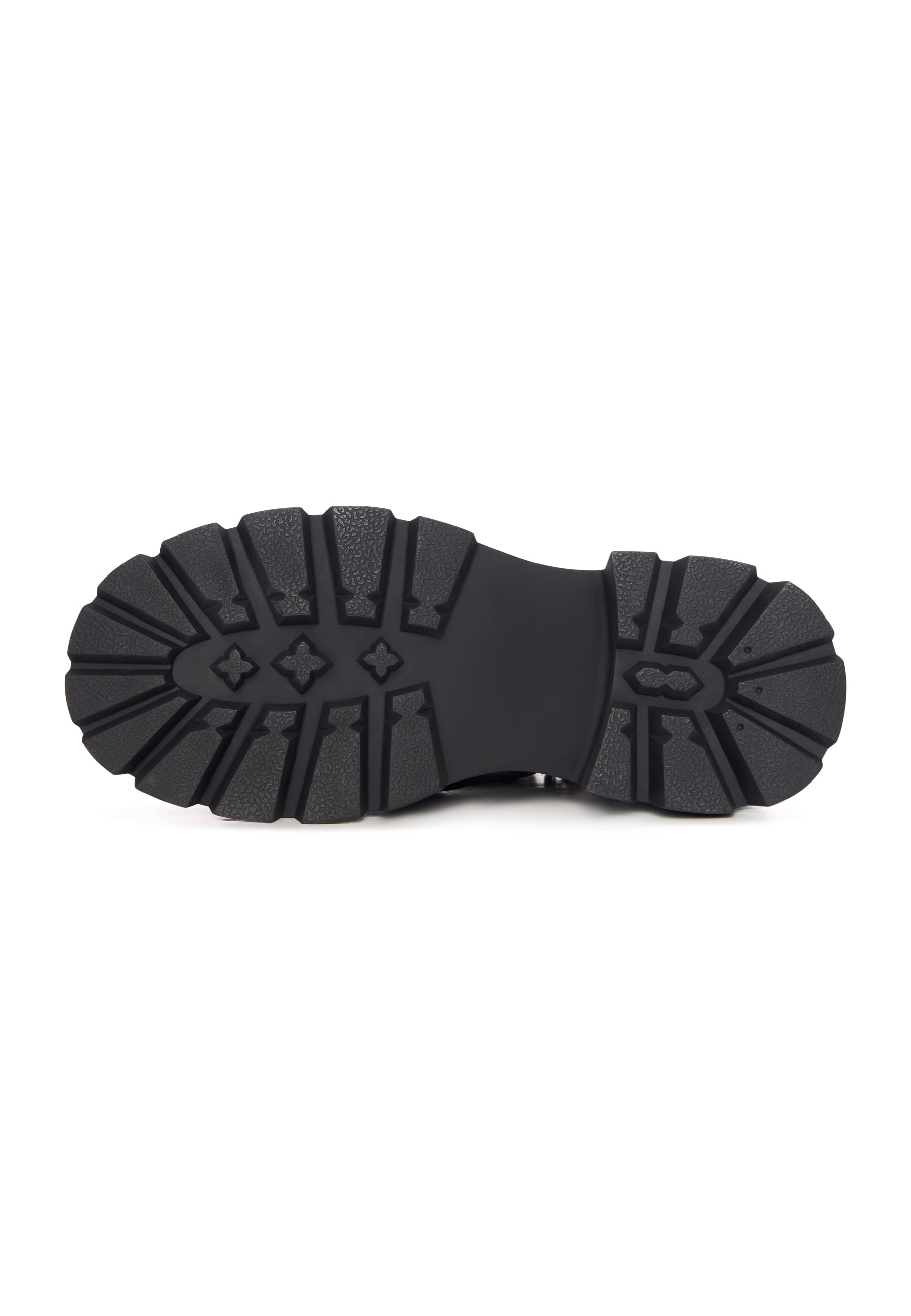 Urban Grip Buckled Platform Booties
