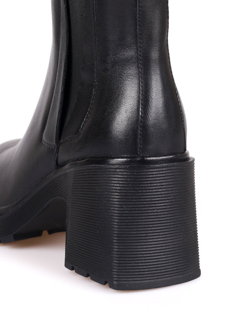 A stylish pair of trendy ankle boots for women, perfect for a casual or classic look.