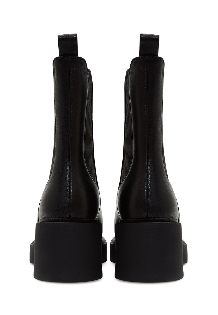 A stylish pair of women's black casual ankle boots, perfect for any outfit - introducing the Isa boots.