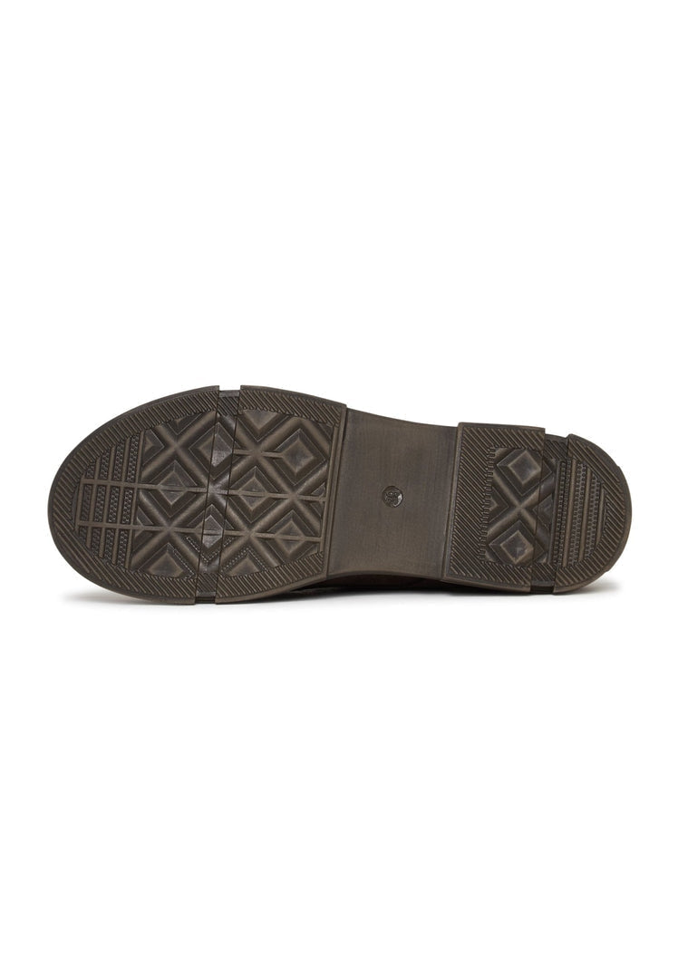 A trendy and comfortable pair of stylish flat sole ankle boots, perfect for everyday wear.