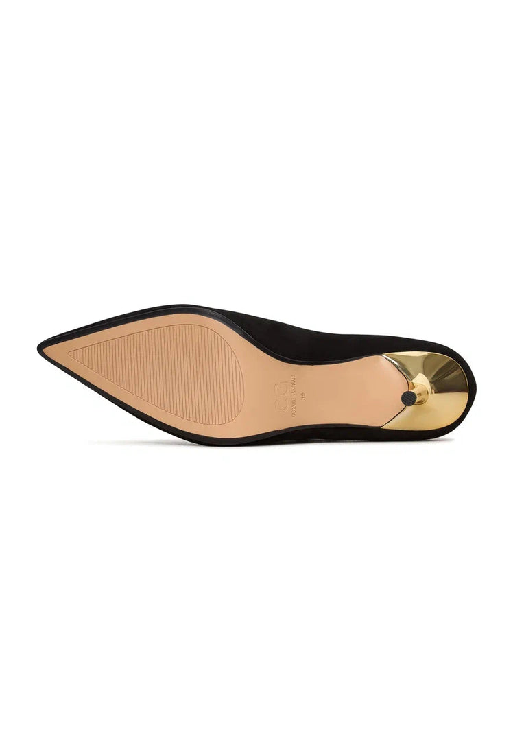 Midnight Muse Mary Janes - Gold