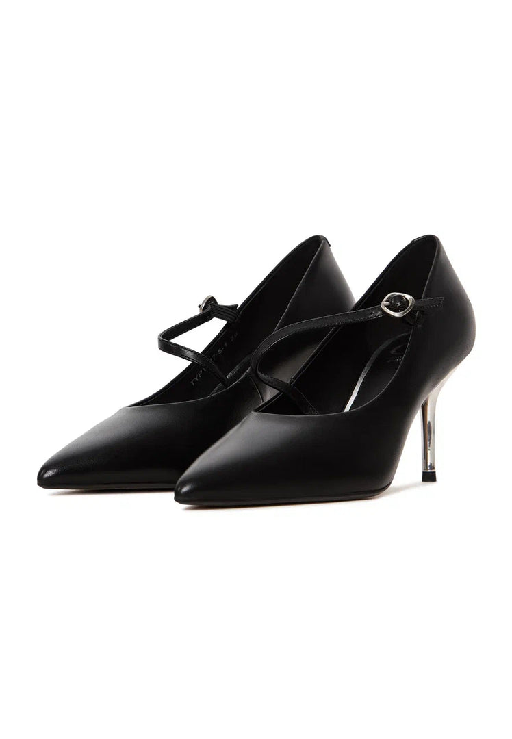 Midnight Muse Mary Janes - Silver