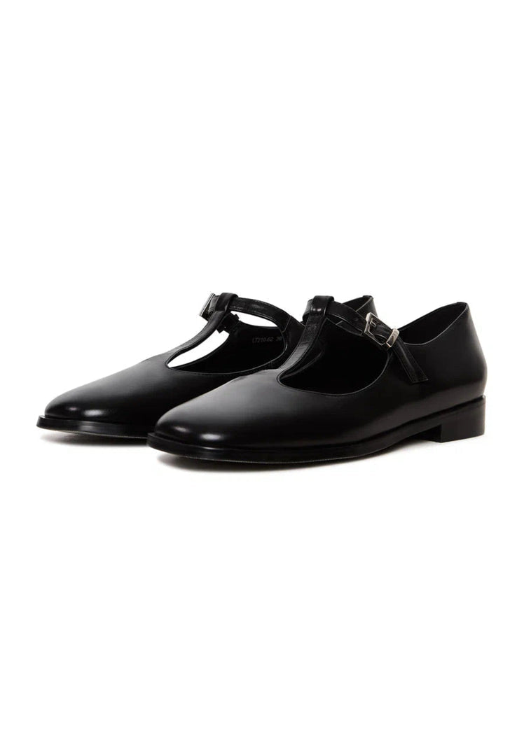 Vintage Charm T-Strap Flats