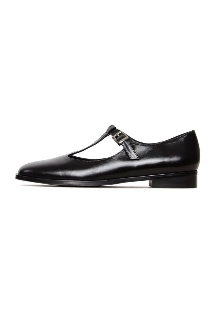 Vintage Charm T-Strap Flats