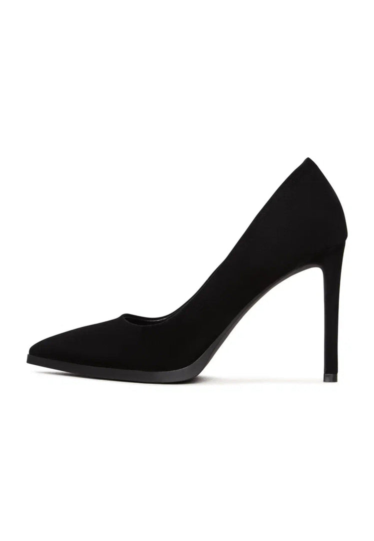 Skyline Suede Stilettos - Black