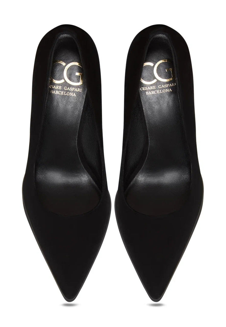 Skyline Suede Stilettos - Black