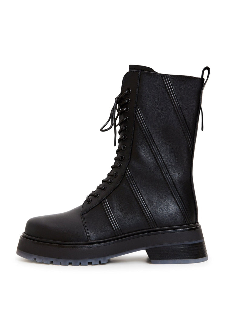 Skórzane sznurowane buty za kostkę