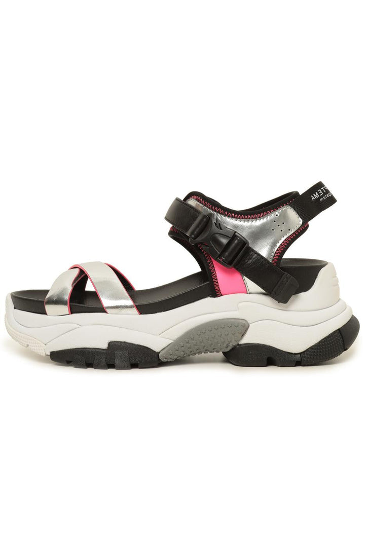 Sporty Chunky Strap Sandaler - Pink