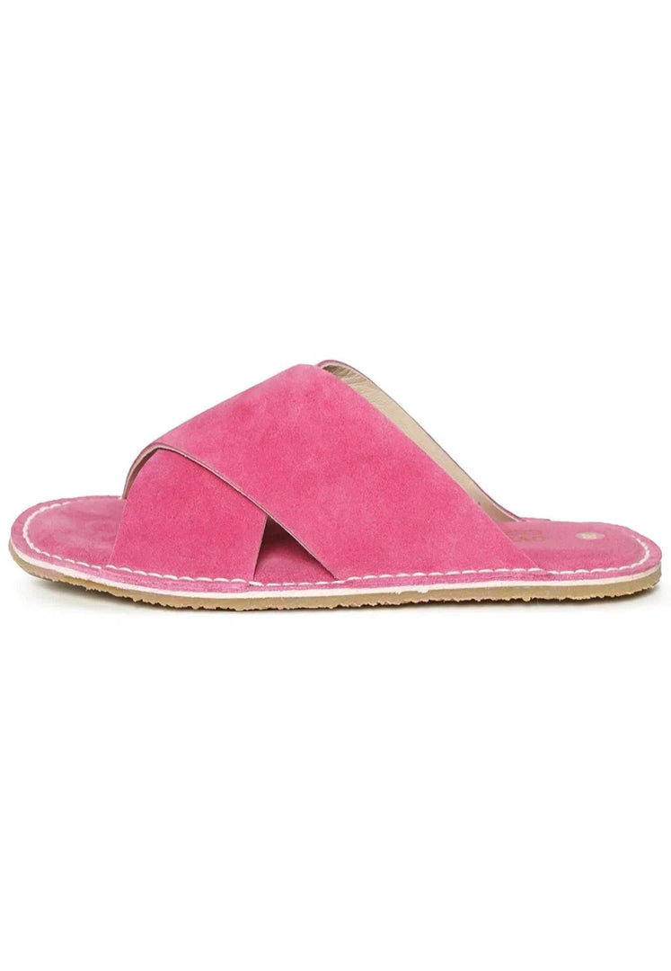 Ruskind Cross-Strap Slides Starsun - Pink