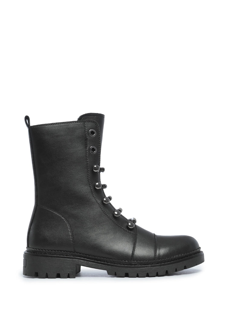 Botines con plantilla de lana