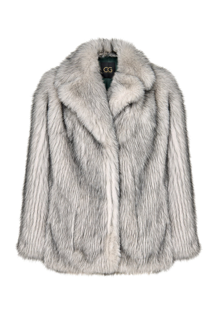 Stay cozy and stylish this winter in a trendy white faux fur coat, the epitome of chic outerwear fashion.
