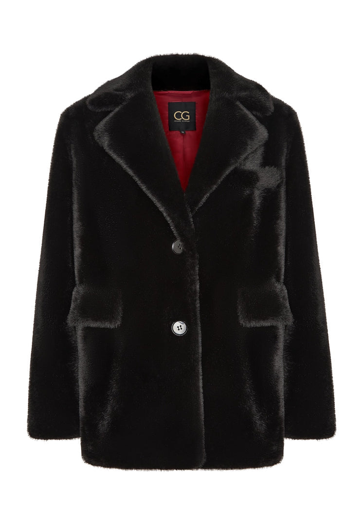 Stay warm and stylish this winter with a Niuvis faux fur black coat - the ultimate chic fashion statement.