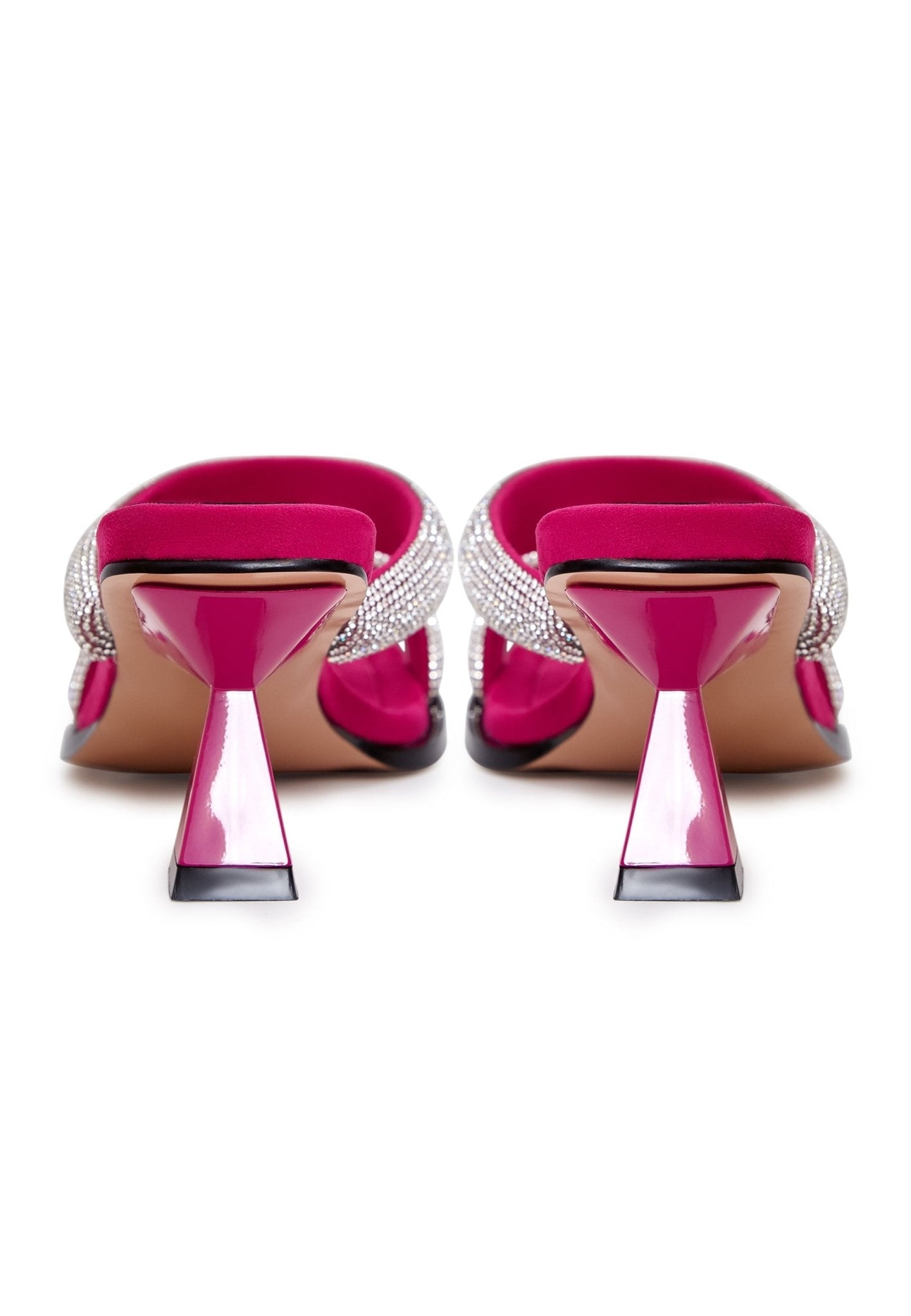 Suede Jewel High Heeled Sandals - Cesare Gaspari - Sandals