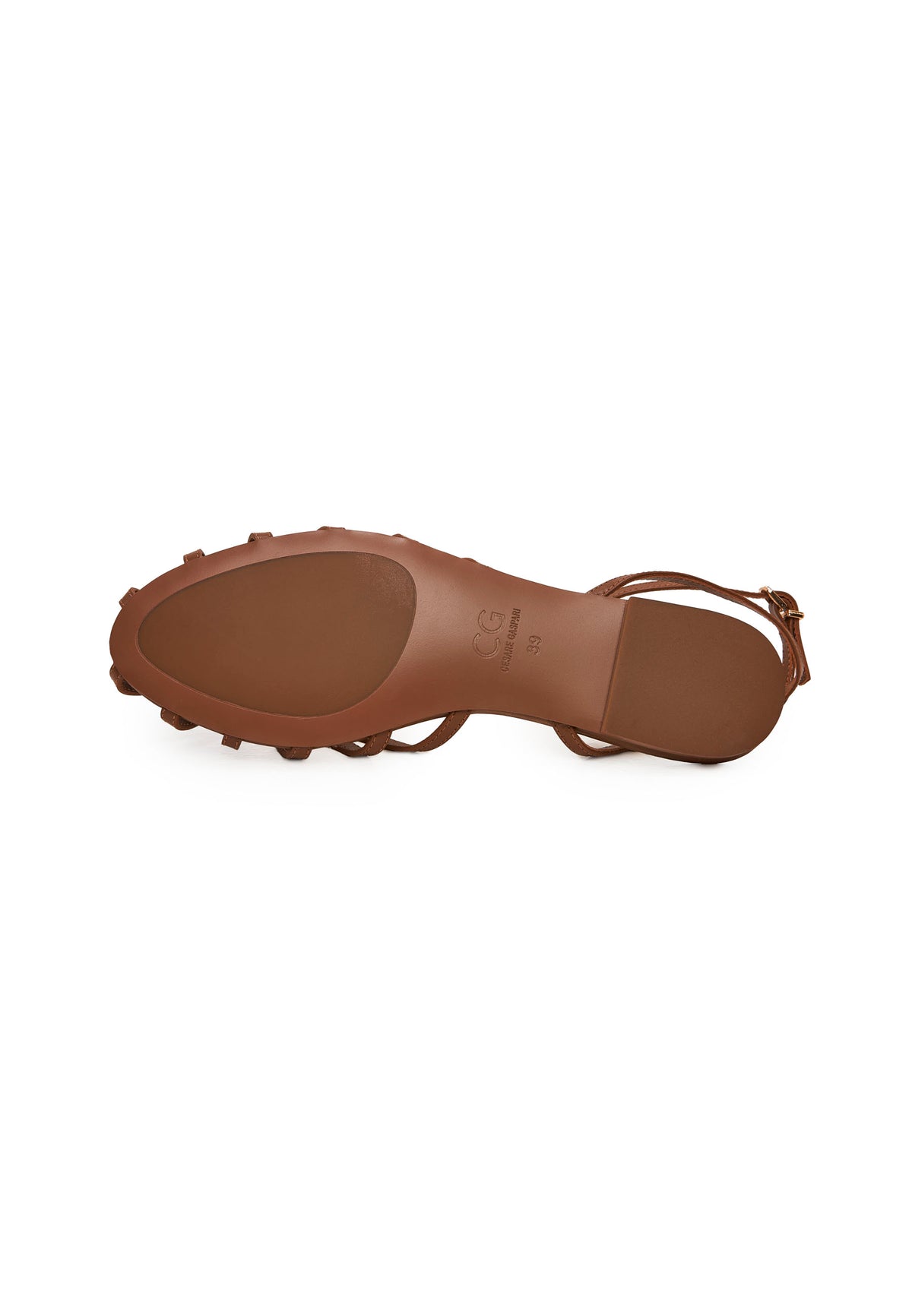 Radiant Strap Flat Sandals - Brown