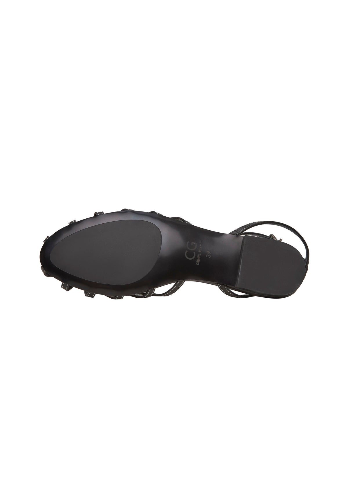 Radiant Strap Flat Sandals - Black