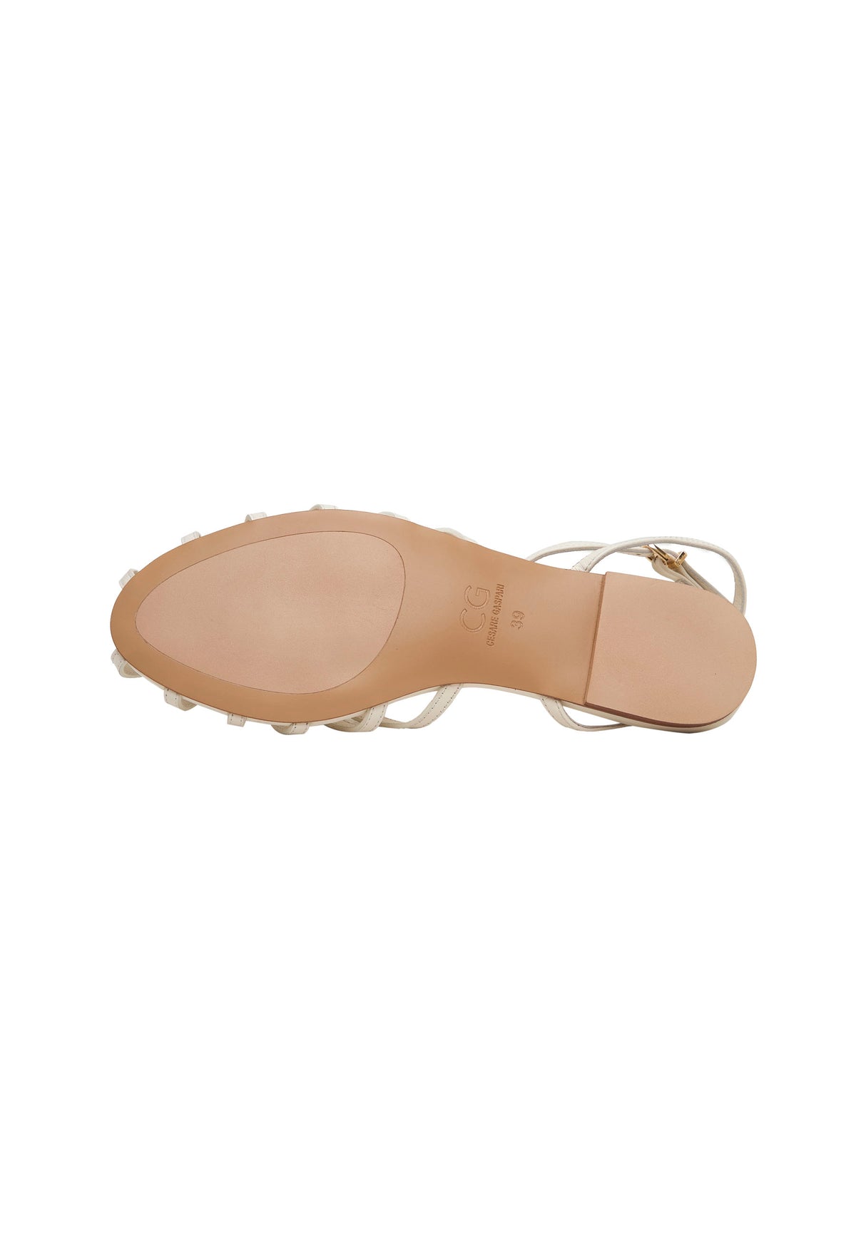 Radiant Strap Flat Sandals - White
