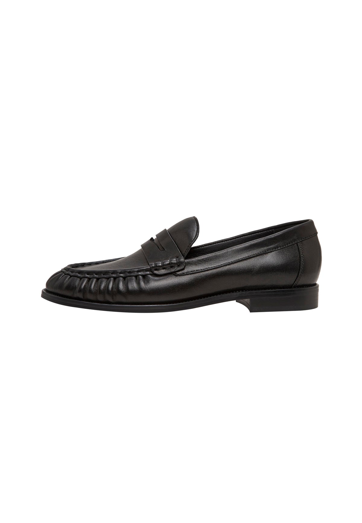 Refined Classic Penny Loafers – Black