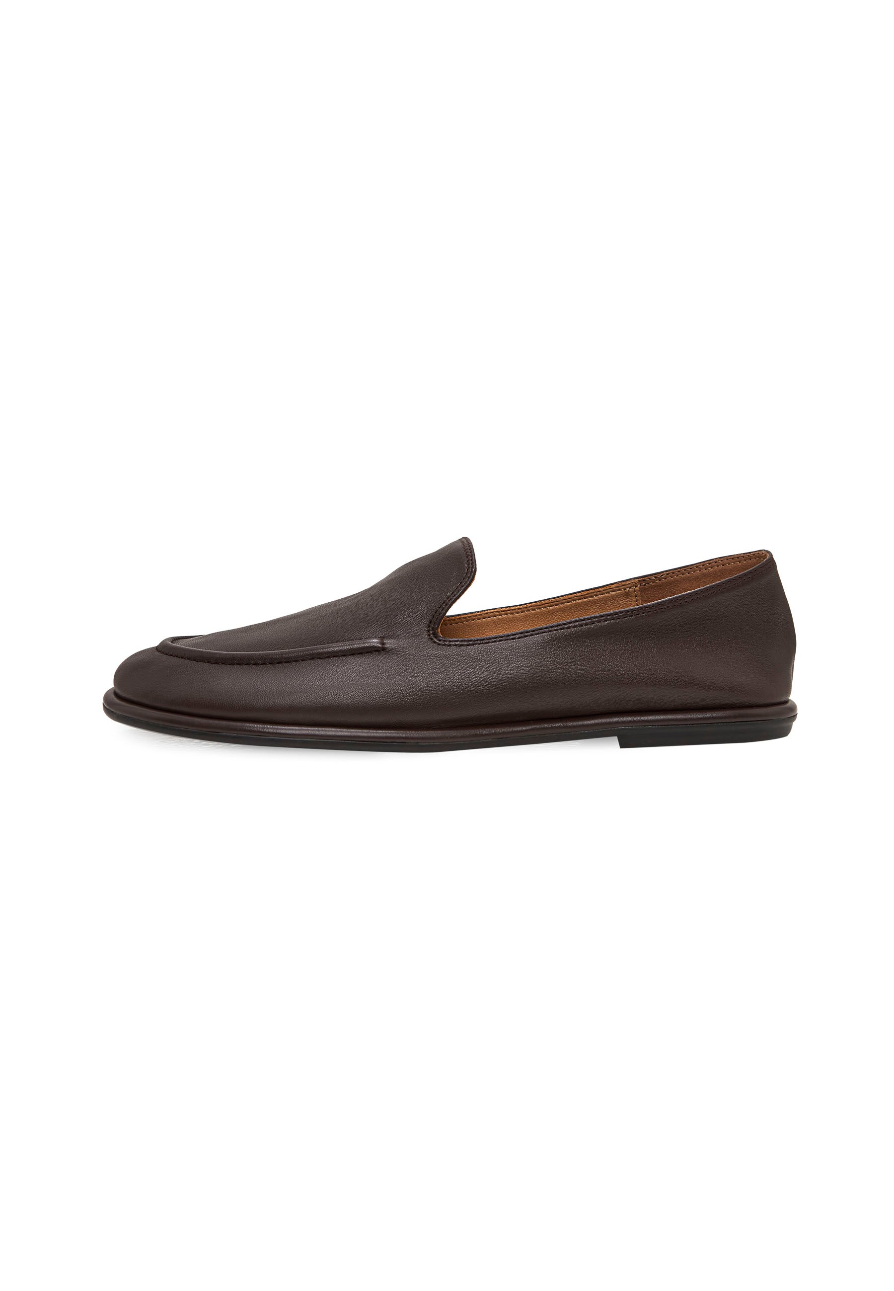 Soft Step Leather Loafers – Brown
