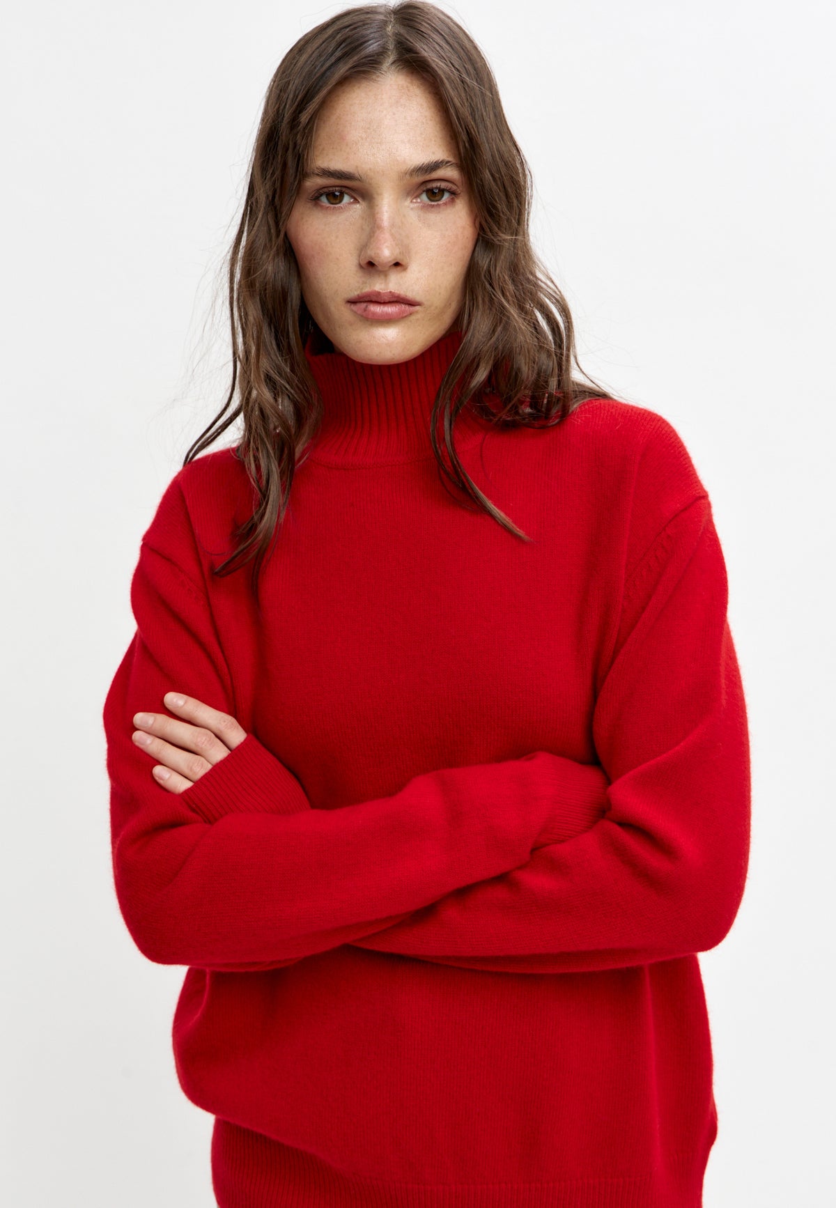 Jersey de lana merino Mauve – Marrón