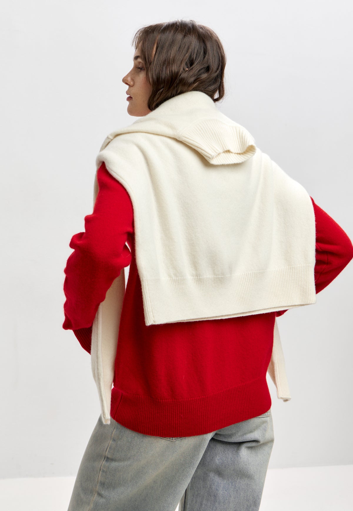 Jersey de lana merino Mauve – Marrón